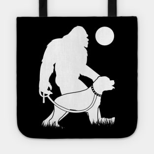 Bigfoot Walking Rottweiler Dog Tote