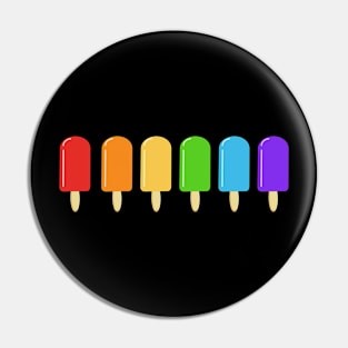 LGBTQ Pride Popsicles Pin