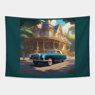 Victorian era car Tapestry