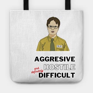 Aggresive Hostile Difficult Tote