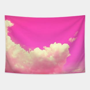 Head In The Clouds Pink Japanese Kanji Design Tapestry