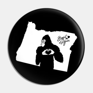 Bigfoot Oregon State Pride Pin