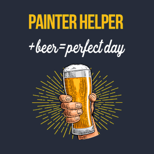 Painter Helper Beer T-Shirt Painter Helper Funny Gift Item T-Shirt