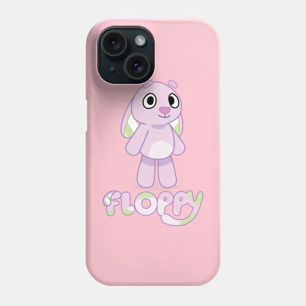 Floppy is bunny rabbit Phone Case by KOMIKRUKII