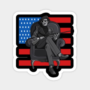 Black Panther Party USA Flag Magnet