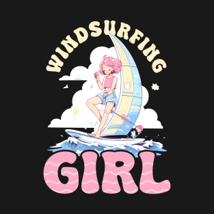 Windsurfing Shirt | Windsurfing Girl T-Shirt