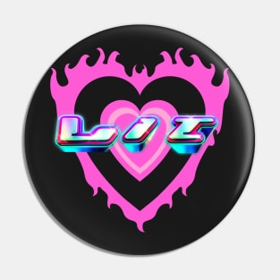 Lit y2k design vaporwave vibe Pin