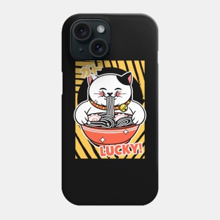 Lucky Cat Ramen Phone Case