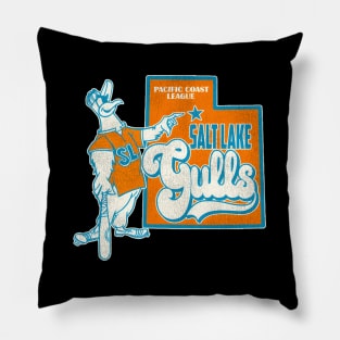 Salt Lake Gulls Baseball Pillow