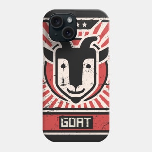 GOAT Propaganda Poster Phone Case