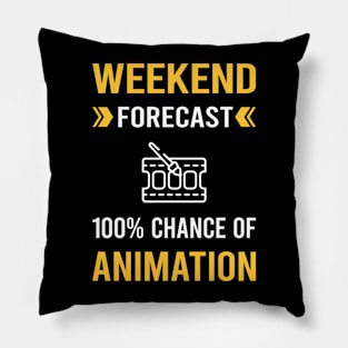 Weekend Forecast Animation Pillow