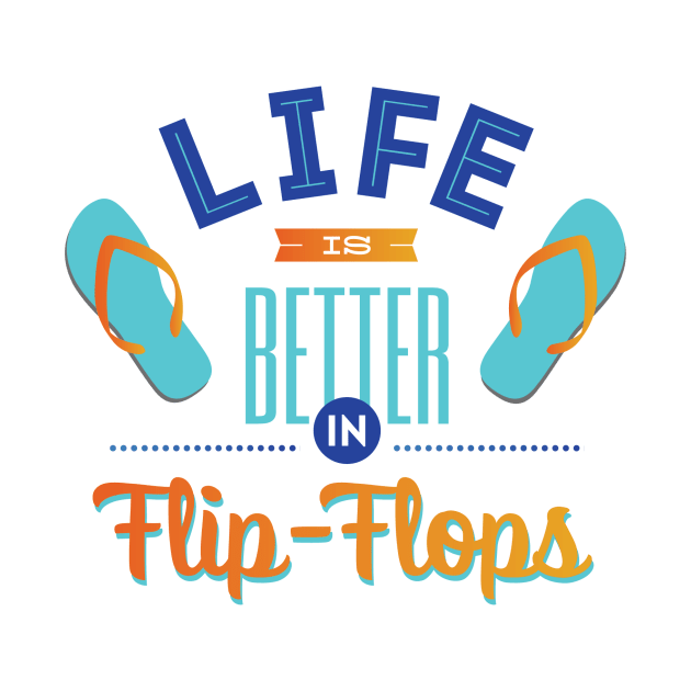 Life in Flip Flops by artistxecrpting