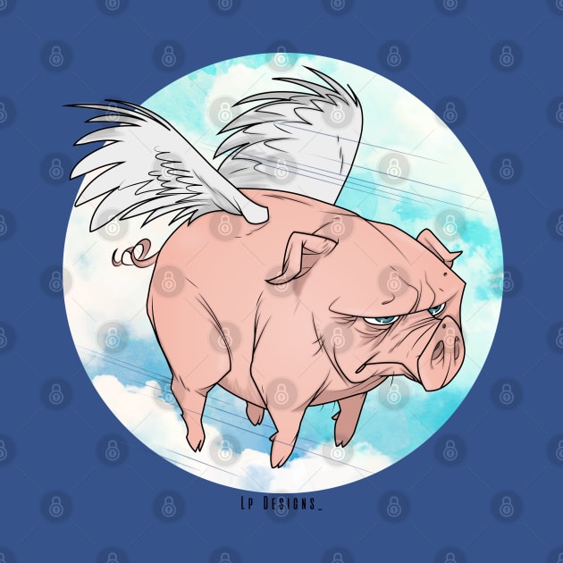 The Flying Pig by LpDesigns_