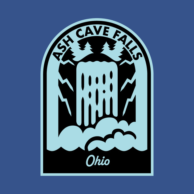 Discover Ash Cave Falls Ohio - Ash Cave Falls Oh - T-Shirt