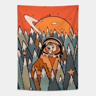 The bear astronaut Tapestry