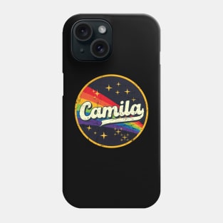 Camila // Rainbow In Space Vintage Grunge-Style Phone Case