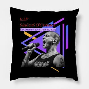 RIP Sinead O'Connor Rest In Peace Sinead O'Connor Irish Singer Legend Pillow