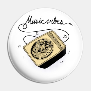 Music vibes Pin