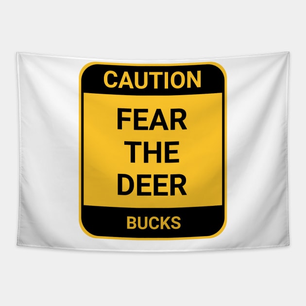 FEAR THE DEER Tapestry by BURN444