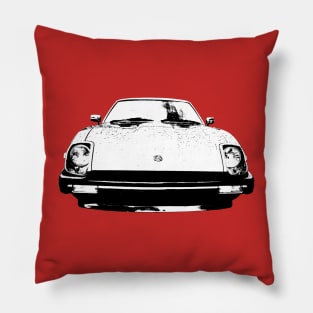 Datsun 280ZX classic car monoblock black/white Pillow