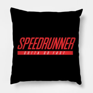 Speedrunner Gamer - Gotta Go Fast Pillow