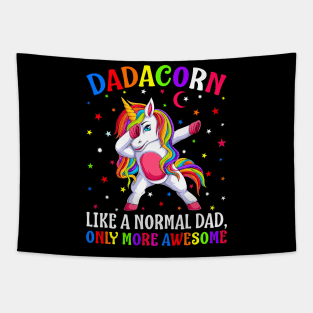 Dadacorn Like A Normal Dada Only More Awesome Unicorn Tapestry