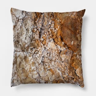 Smashed & Shattered Orange Rock Formation Pillow