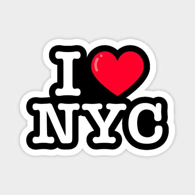 I Heart NYC Typewriter Style Magnet by Vicinity