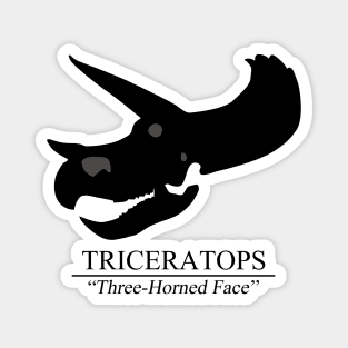 Triceratops Skull Magnet