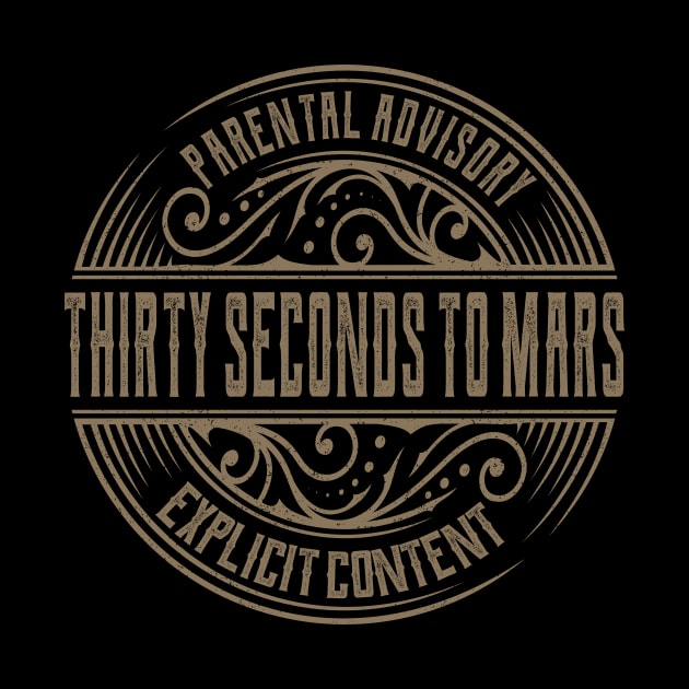 thirty seconds to mars vintage ornament by irbey