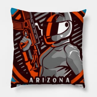 funny arizona wildcat Pillow