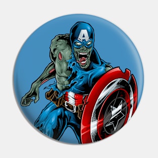 captain zombie Pin