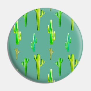 Cactus Pattern Pin