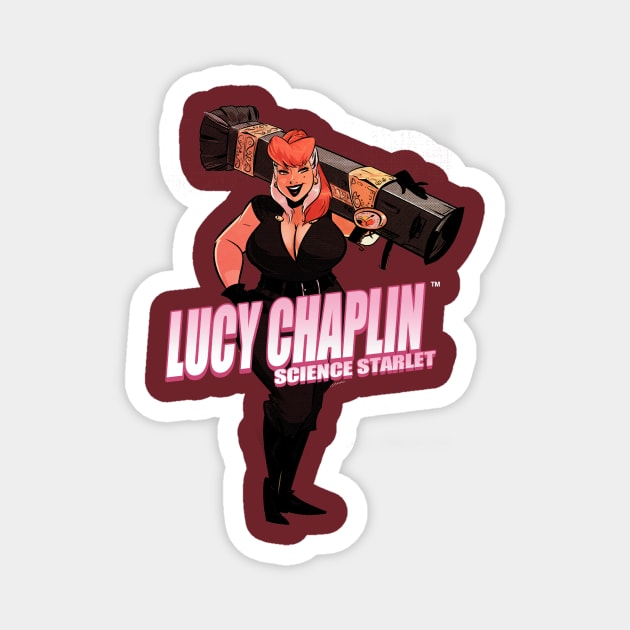 Lucy Chaplin "Steampunk" Magnet by DrewEdwards