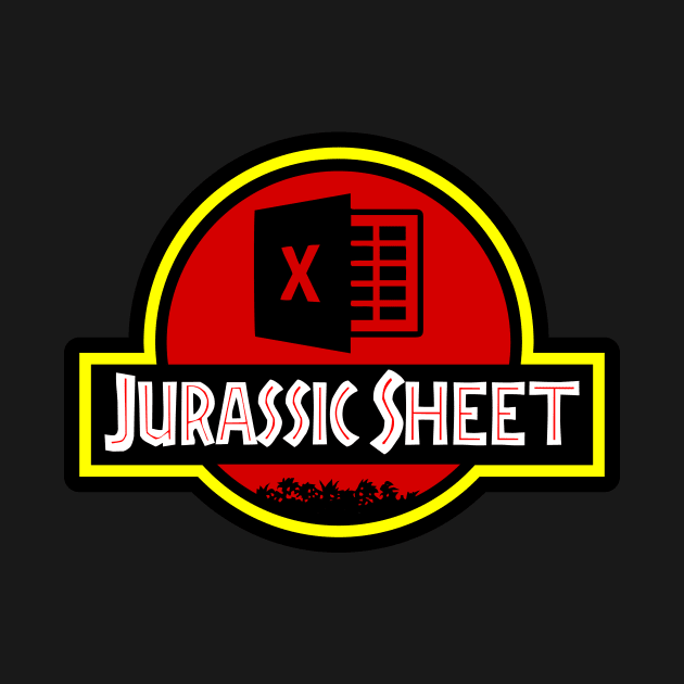 Jurassic Sheet by Peachy T-Shirts