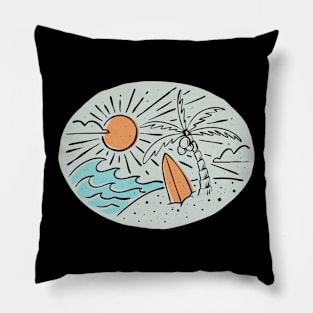 Surf and Beach Pillow