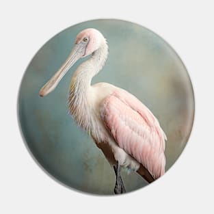 Roseate Spoonbill 01 Pin