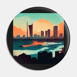 Karachi | Comics style Pin