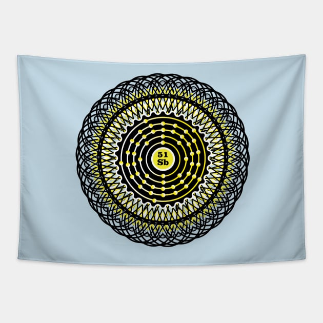 Antimony Ornament Tapestry by Storistir