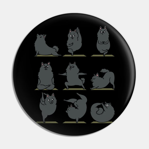 Schipperke Yoga Pin by huebucket