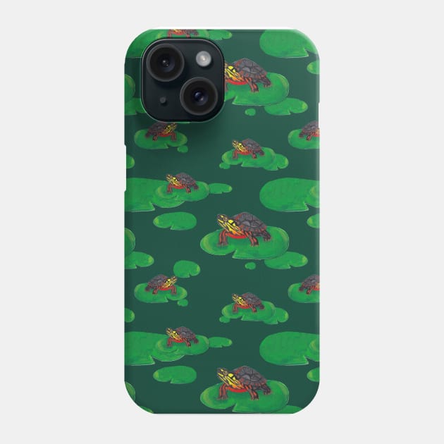 Painted Turtle pattern Phone Case by Peleegirl