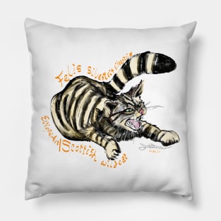 Wildcat, Felis silvestris silvestris Pillow