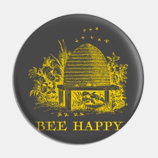 Bee Happy Pin