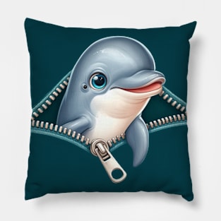 cute dolphin Pillow