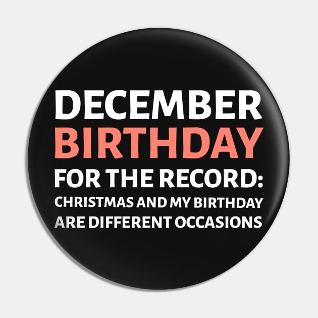 DECEMBER BIRTHDAY Pin by DB Teez and More