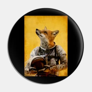Space fox Pin