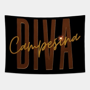 Diva Campesina I Country Diva Tapestry