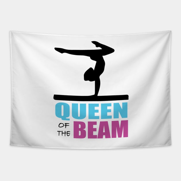 Queen of the Beam Tapestry by sportartbubble