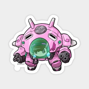 Lil Mecha Gamer Magnet