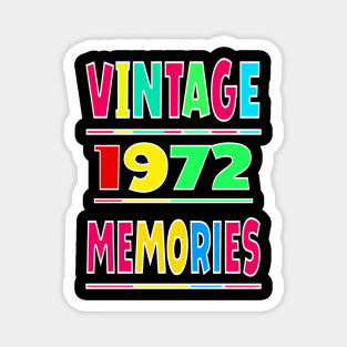 Vintage 1972 Memories Magnet